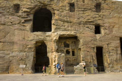 Yungang Grottoes in Shanxi Province