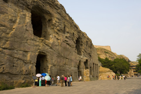 Yungang Grottoes in Shanxi Province