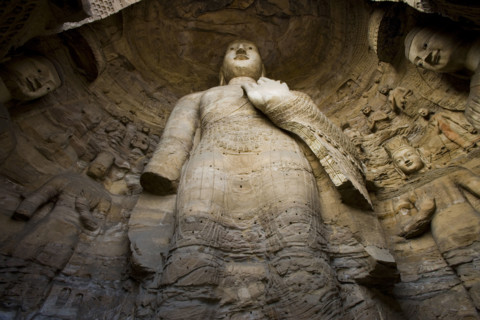 Yungang Grottoes in Shanxi Province