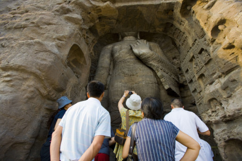 Yungang Grottoes in Shanxi Province