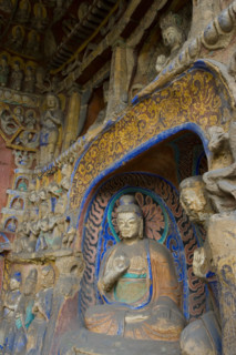 Yungang Grottoes in Shanxi Province