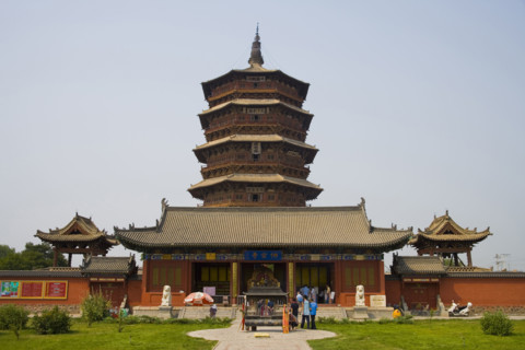 Ying Xian Wood Pagoda in Shanxi Province