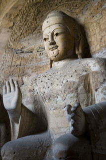 Yungang Grottoes in Shanxi Province
