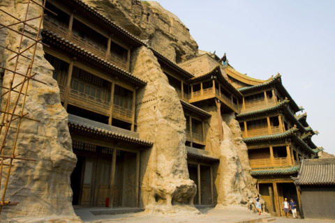 Yungang Grottoes in Shanxi Province
