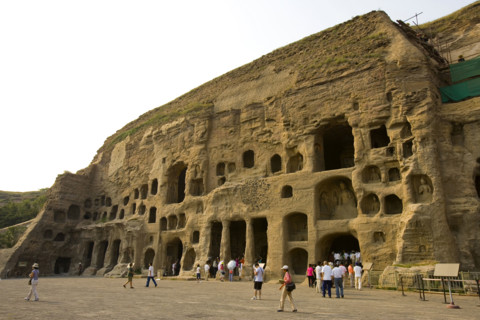 Yungang Grottoes in Shanxi Province
