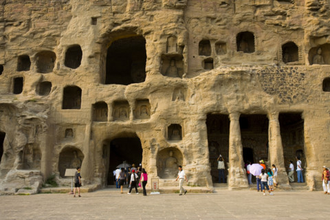 Yungang Grottoes in Shanxi Province