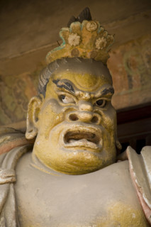 Sculpture in Shuanglin Temple,Shanxi Province