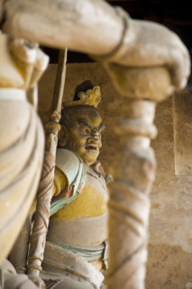 Sculpture in Shuanglin Temple,Shanxi Province