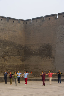 The City Wall of the Ancient City of Ping Yao,Shanxi Province