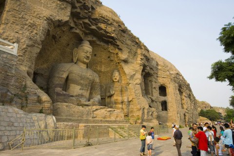 Yungang Grottoes in Shanxi Province