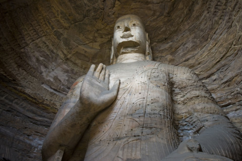 Yungang Grottoes in Shanxi Province