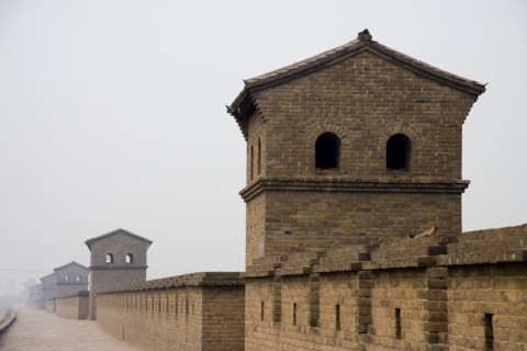 Wall of the Ancient City of Ping Yao,Shanxi