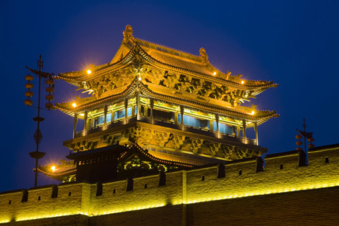 Night Scene of Ping Yao,Shanxi