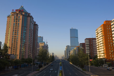 Mansions and Buildings,View of Beijing City