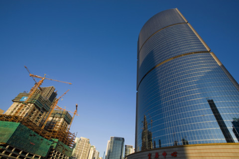 Mansions and Buildings,View of Beijing City