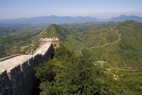 View of Simatai Great Wall