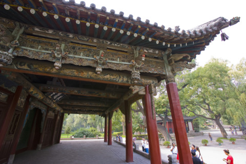 Traditional Architectures in Jin Memorial Hall,Shanxi