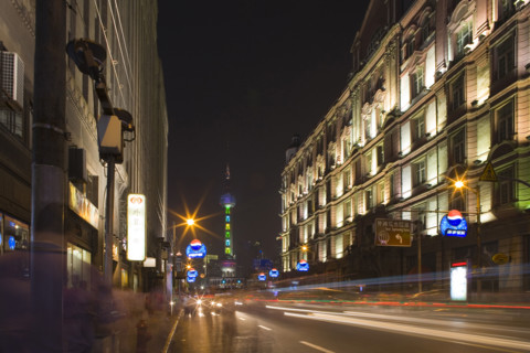 The Bund of Shanghai at Night