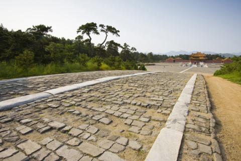 Architecture in The Western Qing Tombs,Shanxi Province