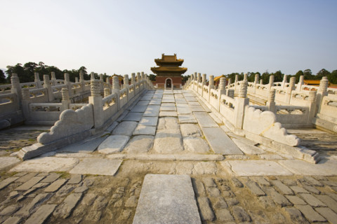 Architecture in The Western Qing Tombs,Shanxi Province