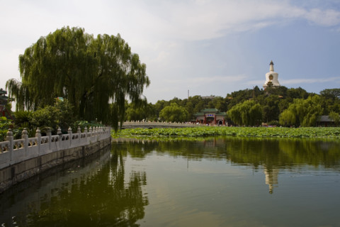 View of North Sea Park,Beijing