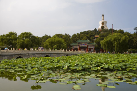 View of North Sea Park,Beijing