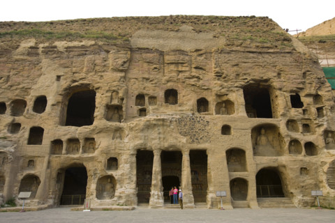 Yungang Grottoes in Shanxi Province