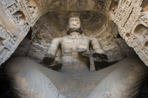 Yungang Grottoes in Shanxi Province