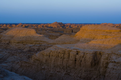The Yadan landform in Lop Nur,Xinjiang