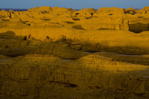 The Yadan landform in Lop Nur,Xinjiang