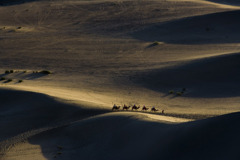 Singing Sands Mountain,Gansu Province