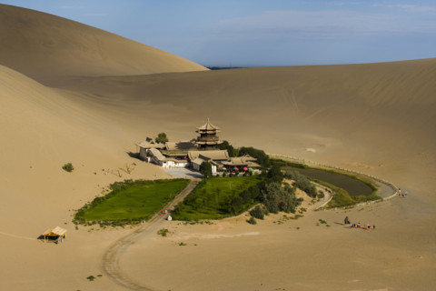 Singing Sands Mountain,Gansu Province
