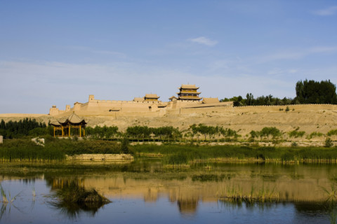JiaYu Pass,City Tower and the Great Wall