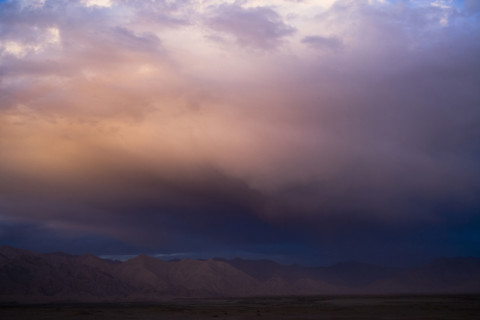 The Landscape along the road from Qinghai to Tibet