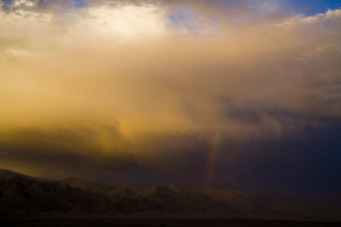 The Landscape along the road from Qinghai to Tibet