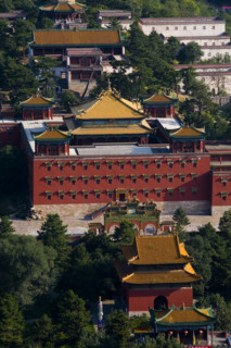 High angle scene of Temple of the Potaraka Doctrine,Chengde