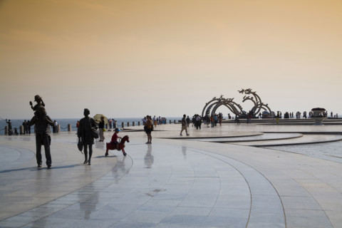Rhyme of sea Square,Dalian