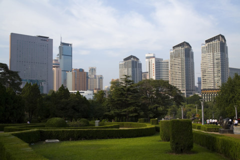 Bird's-eye view of Dalian