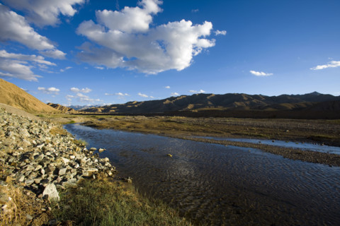 Mountain and river in Highland Area