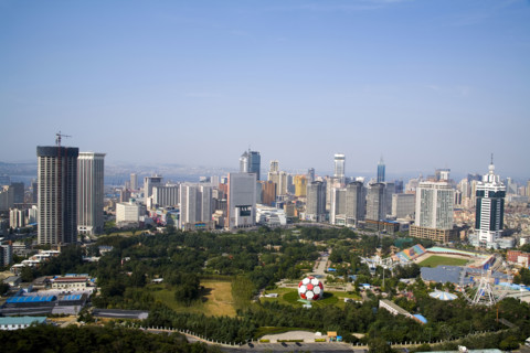 Bird's-eye view of Dalian
