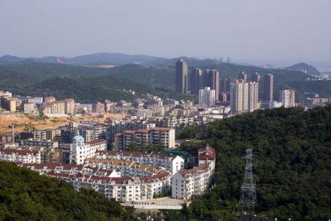 Bird's-eye view of Dalian