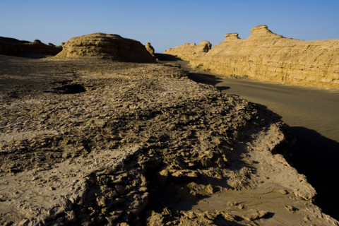 The Yadan landform in Lop Nur,Xinjiang