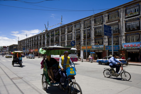 Scene of Bharkor Street,Lahsa,Tibet