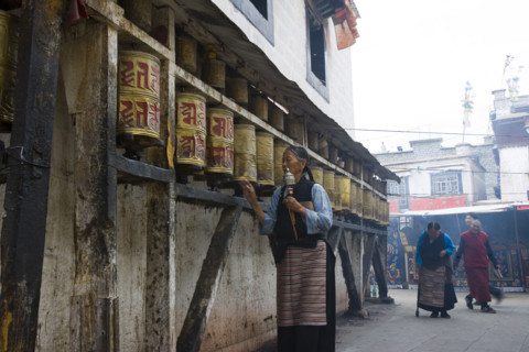 Scene of Bharkor Street,Lahsa,Tibet