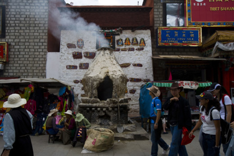 Scene of Bharkor Street,Lahsa,Tibet
