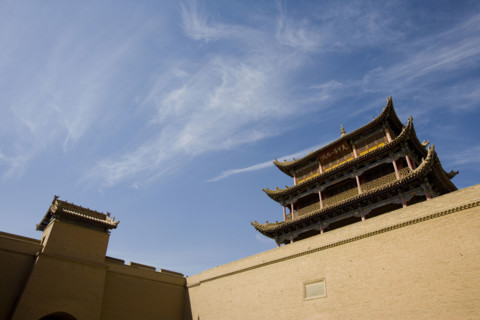 JiaYu Pass,City Tower and the Great Wall