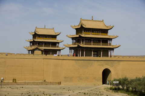 JiaYu Pass,City Tower and the Great Wall