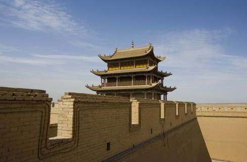 JiaYu Pass,City Tower and the Great Wall