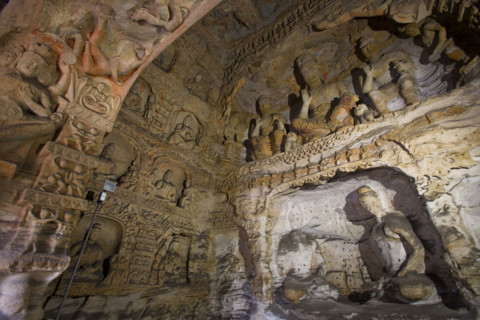 Yungang Grottoes in Shanxi Province