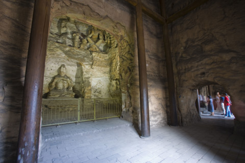 Yungang Grottoes in Shanxi Province